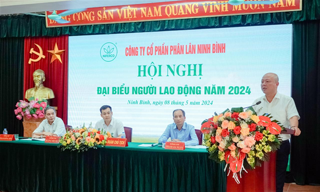 Hội nghị Đại biểu Người lao động Công ty CP Phân lân Ninh Bình