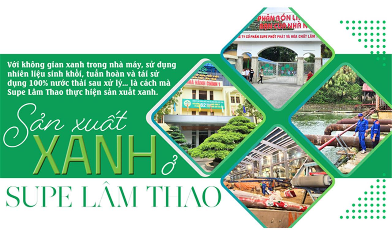 Sản xuất xanh ở Supe Lâm Thao