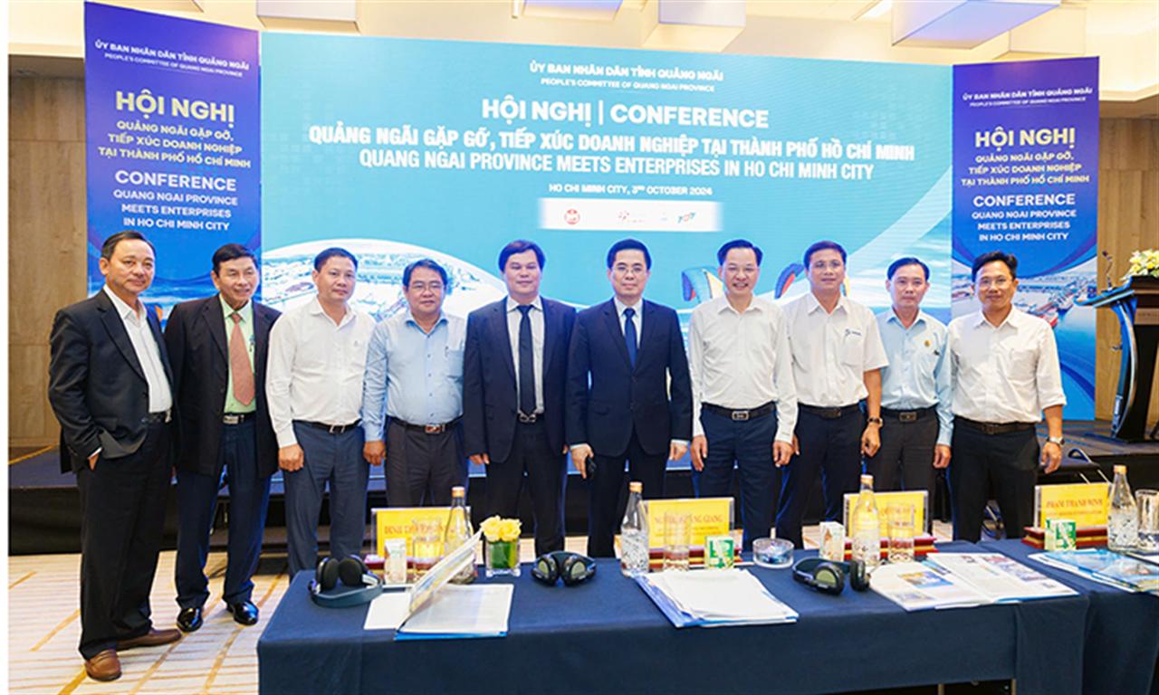 Tập đoàn Hóa chất Việt Nam tham dự Hội nghị Quảng Ngãi gặp gỡ, tiếp xúc doanh nghiệp tại TP. Hồ Chí Minh