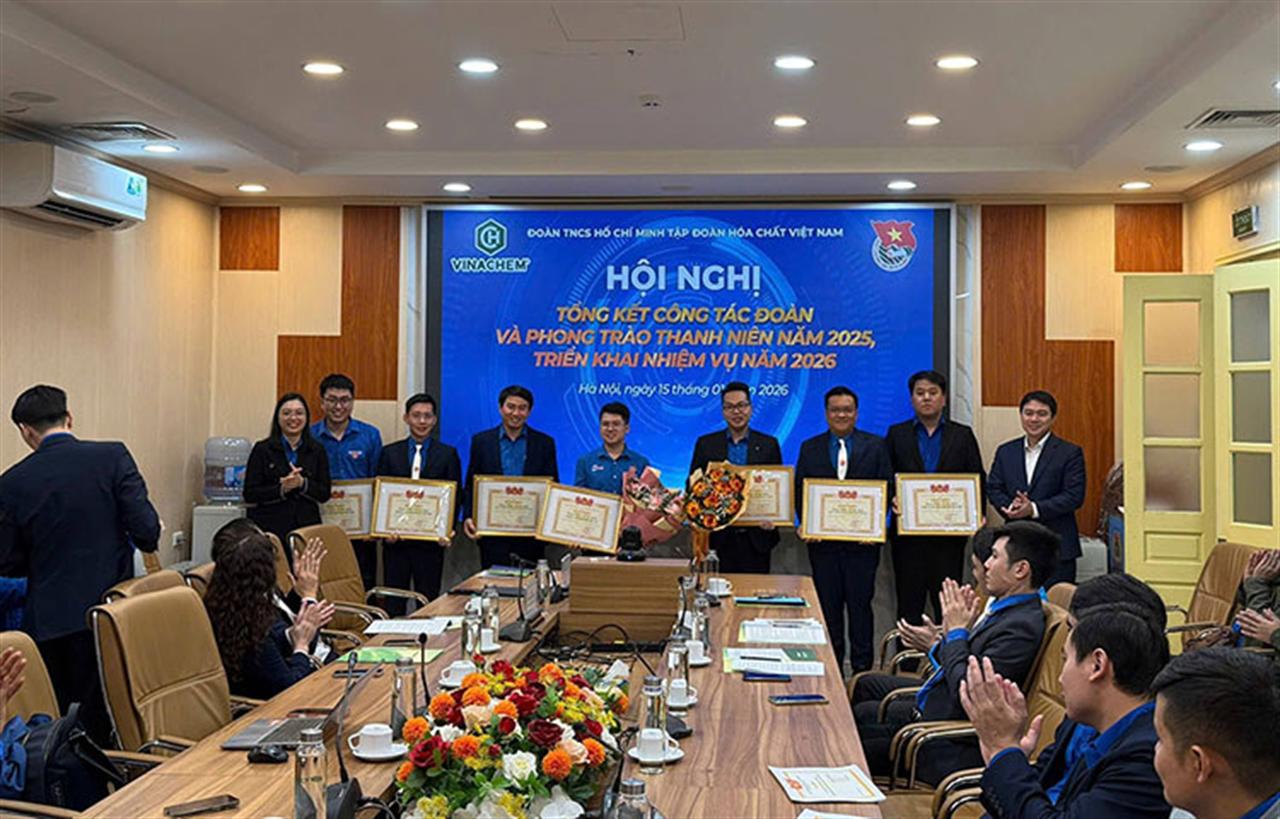 Đoàn TNCS Hồ Chí Minh Tập đoàn Hóa chất Việt Nam: Tổng kết công tác Đoàn năm 2025, triển khai nhiệm vụ năm 2026