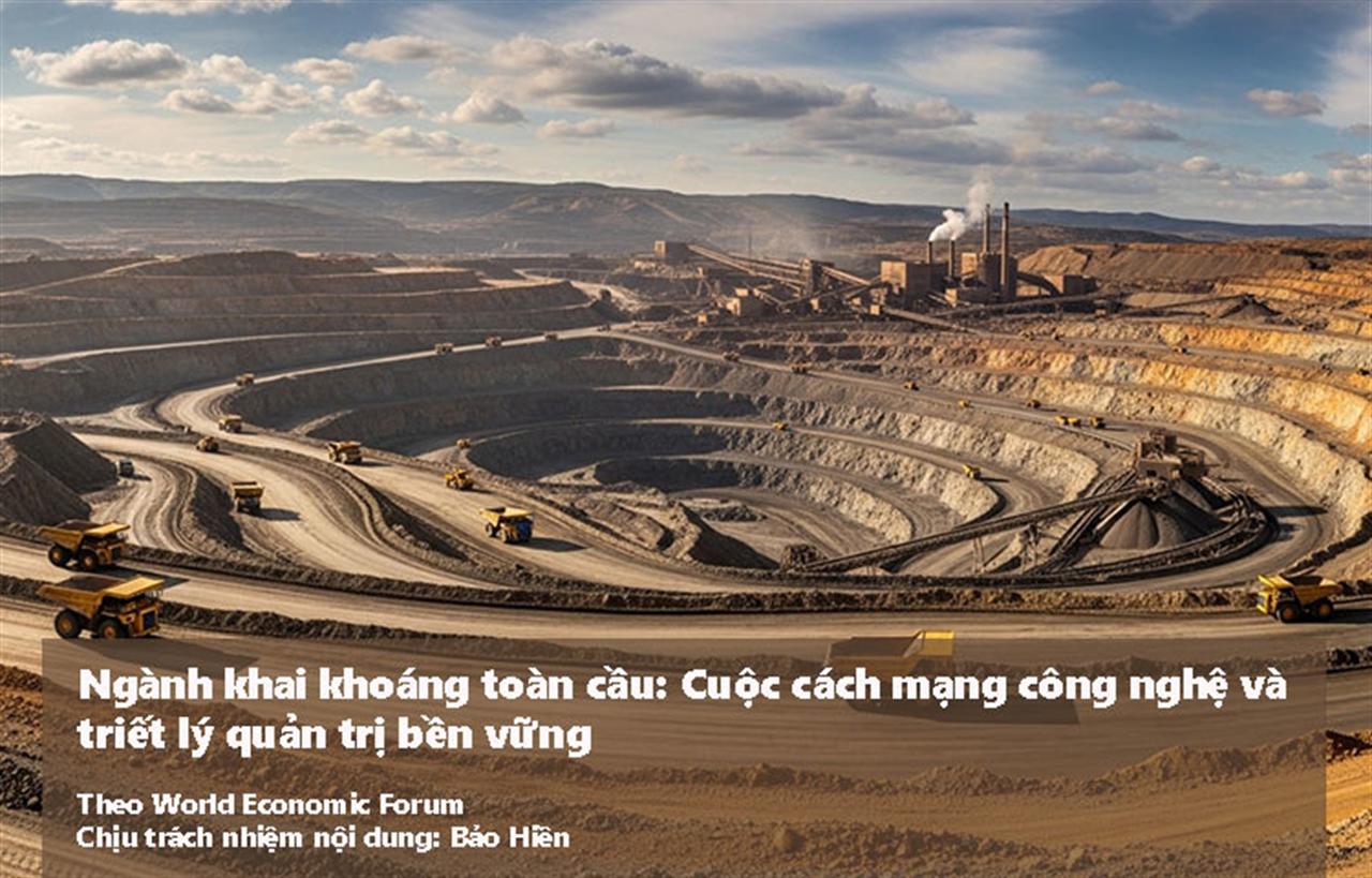 Ngành khai khoáng toàn cầu: Cuộc cách mạng công nghệ và triết lý quản trị bền vững