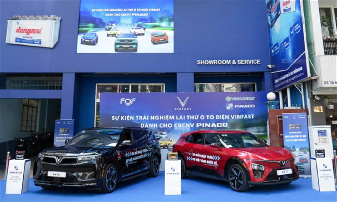 Pinaco "bắt tay" cùng Vinfast xây dựng hệ sinh thái xe điện bền vững