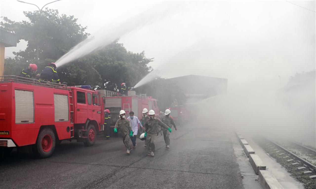 VINACHEM: Tập huấn nâng cao nghiệp vụ bảo vệ môi trường, diễn tập thực binh ứng phó sự cố môi trường năm 2023
