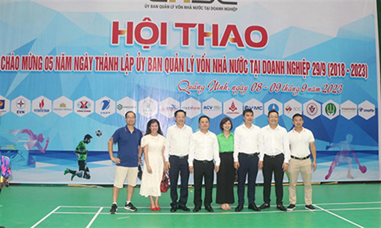 Lễ Tổng kết hội thao chào mừng kỷ niệm 5 năm thành lập Ủy ban Quản lý vốn nhà nước tại doanh nghiệp