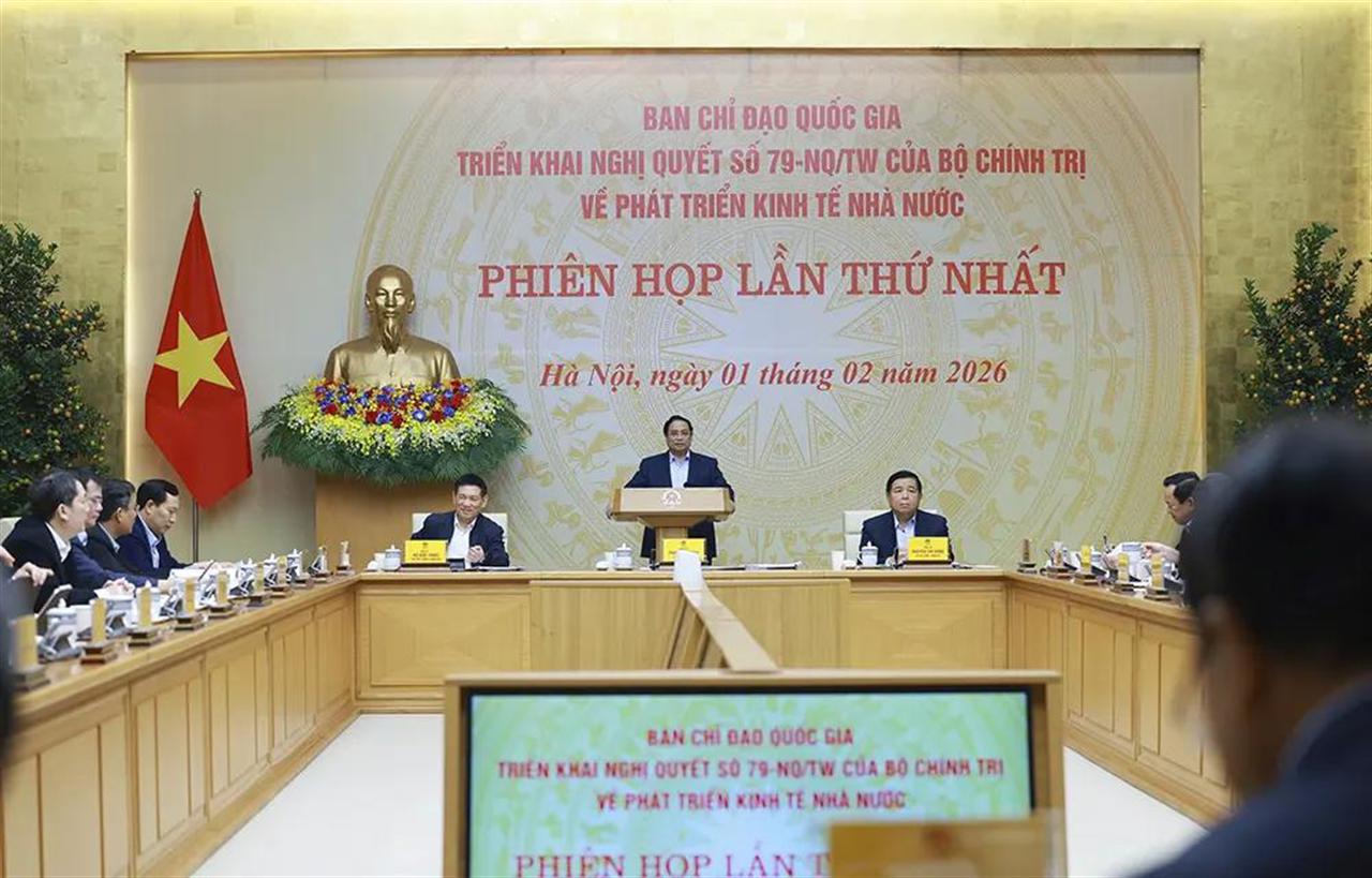 Thủ tướng chủ trì phiên họp thứ nhất Ban Chỉ đạo triển khai Nghị quyết số 79 về phát triển kinh tế nhà nước