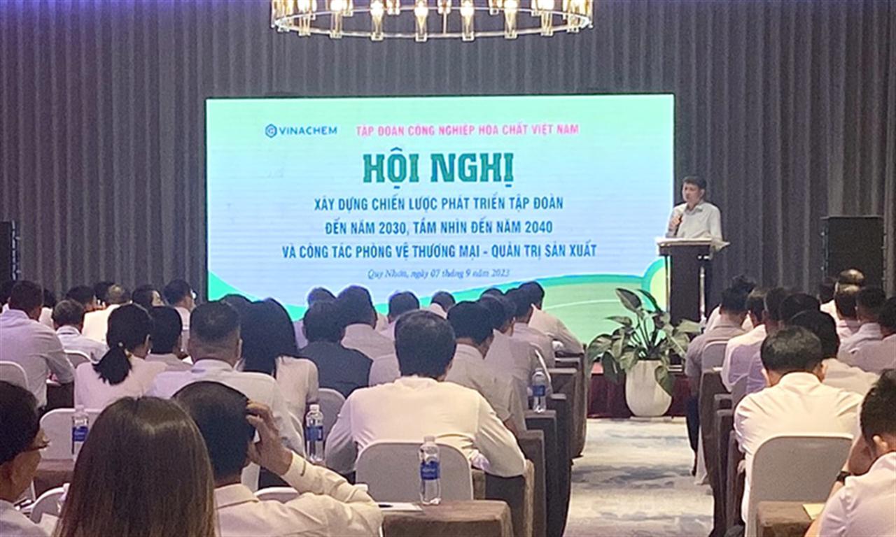 VINACHEM: Hội nghị Xây dựng chiến lược phát triển Tập đoàn đến năm 2030, tầm nhìn đến năm 2040 và Công tác phòng vệ thương mại - quản trị sản xuất