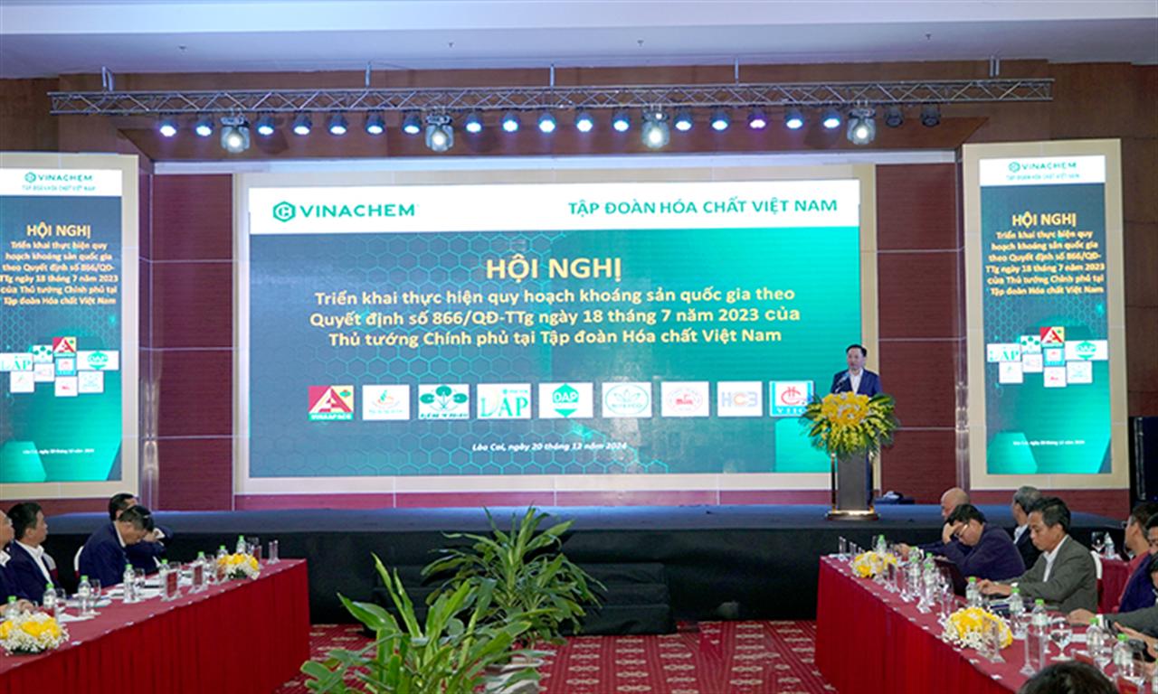 VINACHEM: Hội nghị Triển khai thực hiện Quy hoạch khoáng sản quốc gia theo Quyết định số 866/QĐ-TTg