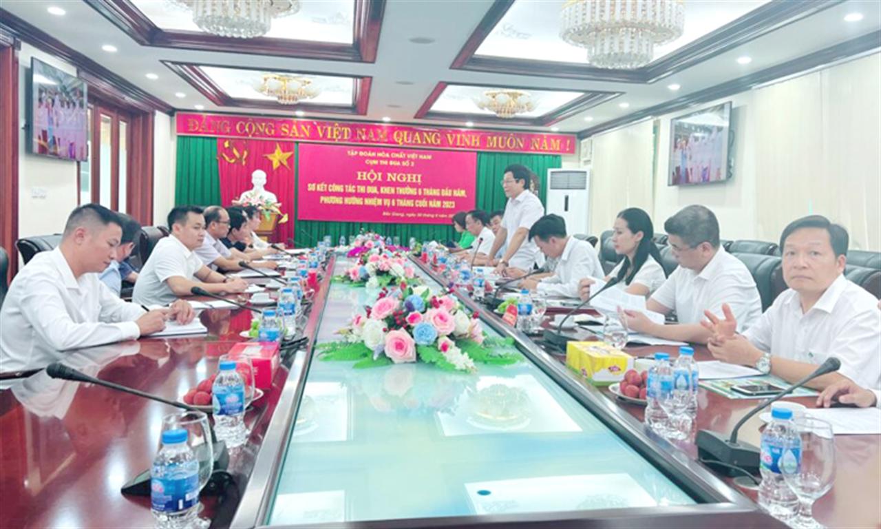 Cụm thi đua số 2 Tập đoàn Hóa chất Việt Nam sơ kết công tác thi đua khen thưởng 6 tháng đầu năm 2023