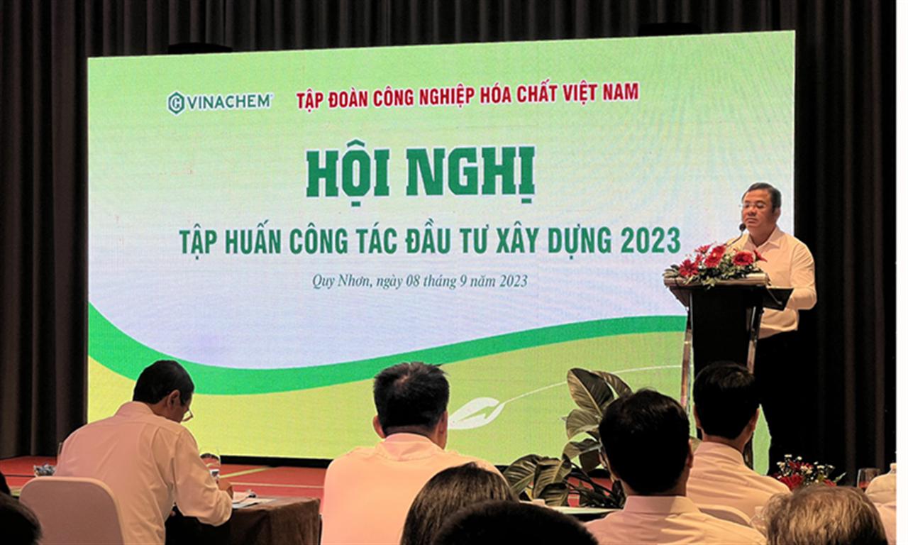 VINACHEM: Tập huấn Công tác Đầu tư Xây dựng năm 2023