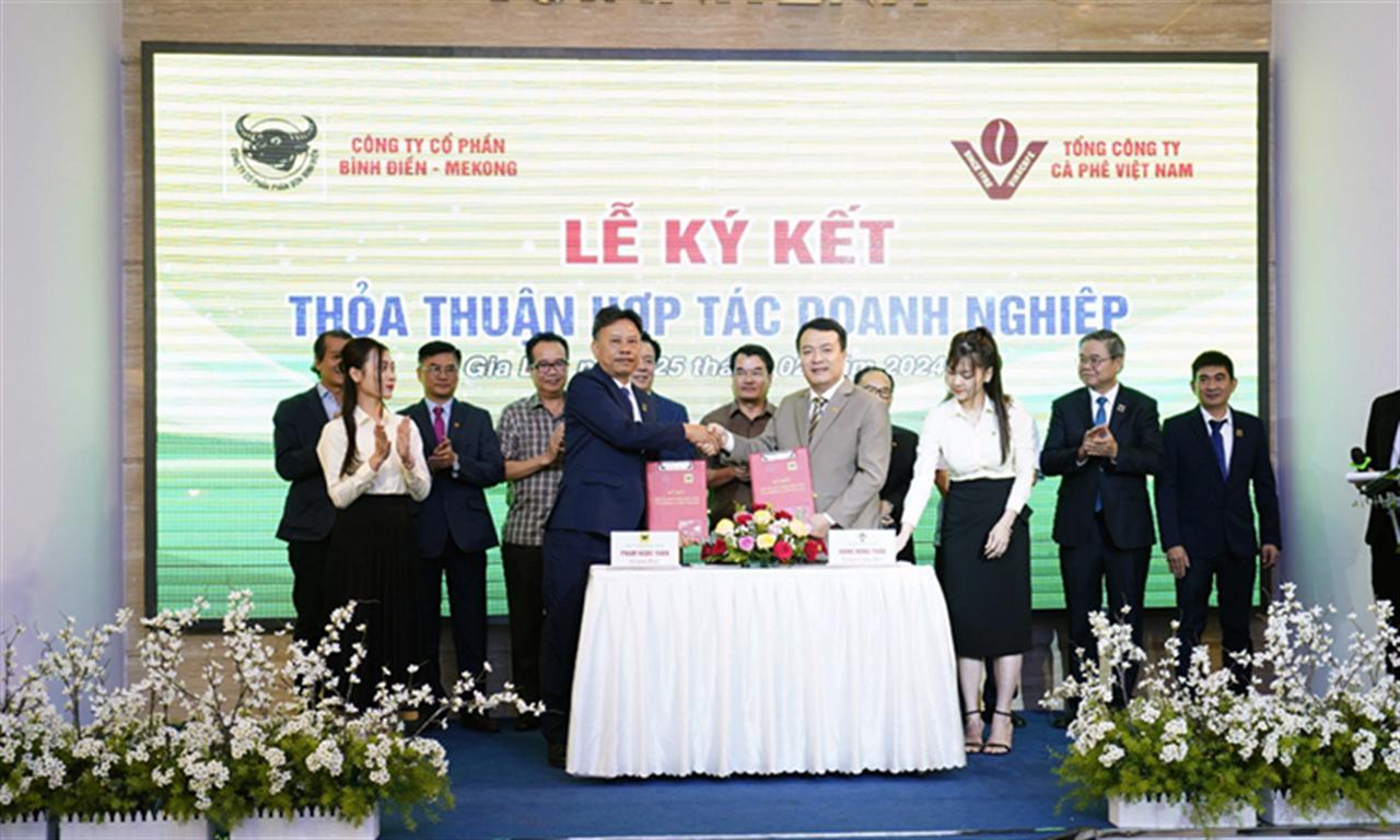 Công ty CP Phân bón Bình Điền - MeKong và TCty Cà phê Việt Nam: Hợp tác thúc đầy sản xuất cà phê bền vững