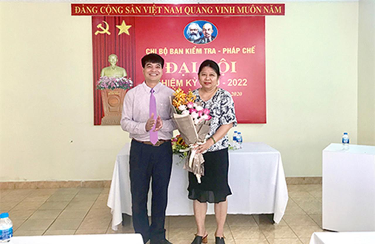Đại hội Chi bộ Ban Kiểm tra - Pháp chế nhiệm kỳ 2020 - 2022