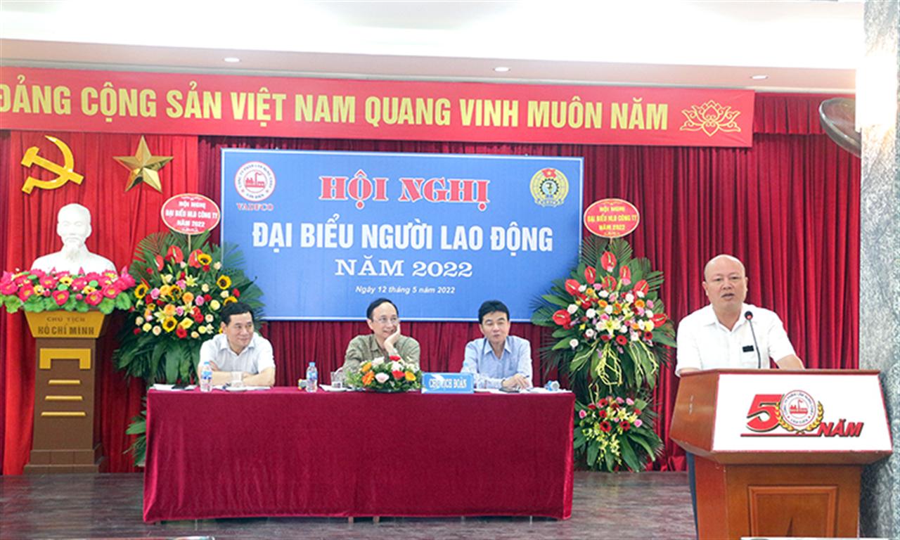 Hội nghị đại biểu Người lao động Công ty CP Phân lân Nung chảy Văn Điển năm 2022