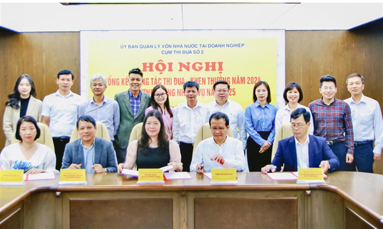 Cụm thi đua số 2 Uỷ ban Quản lý vốn Nhà nước tại Doanh nghiệp tổng kết công tác thi đua – khen thưởng năm 2024