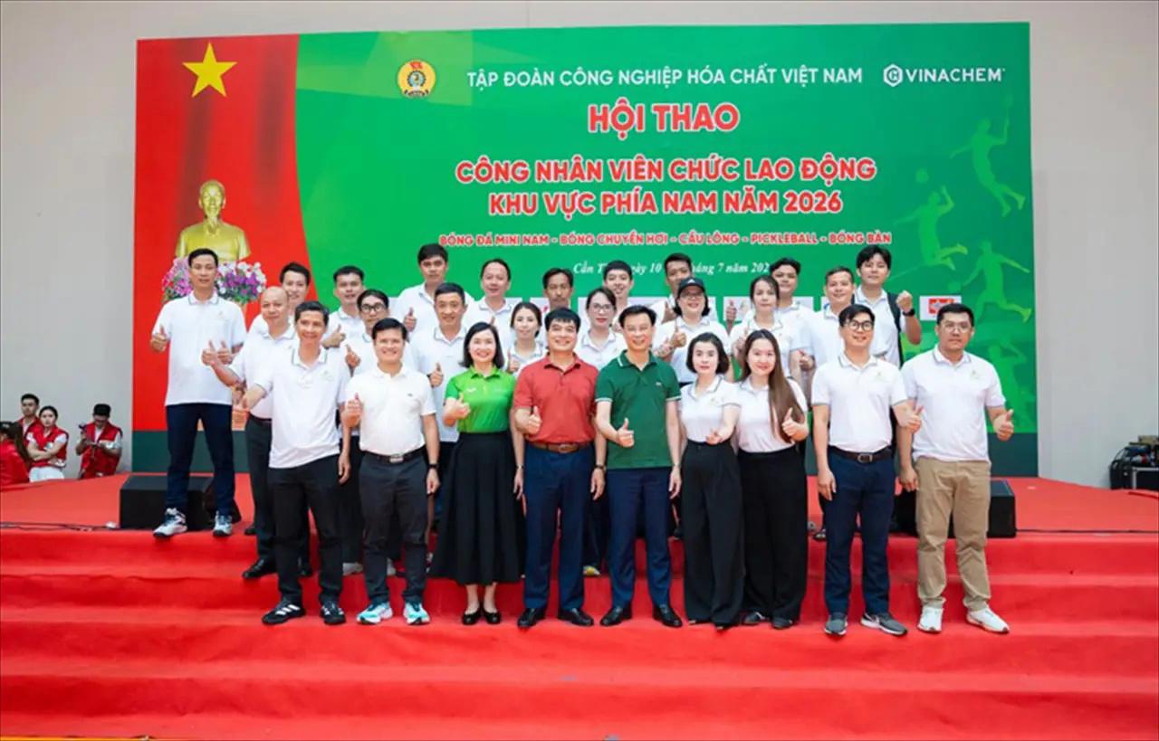 Vinachem 2026 Employee Sports Festival – Southern Region Concludes Successfully: “Sport – Solidarity – Honesty – Nobility – Progress”
