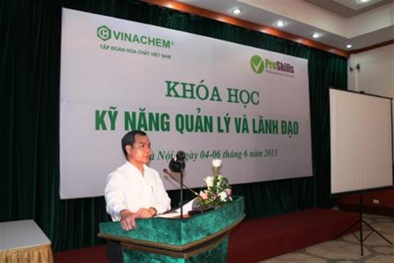 Vinachem: Đào tạo kỹ năng lãnh đạo quản lý