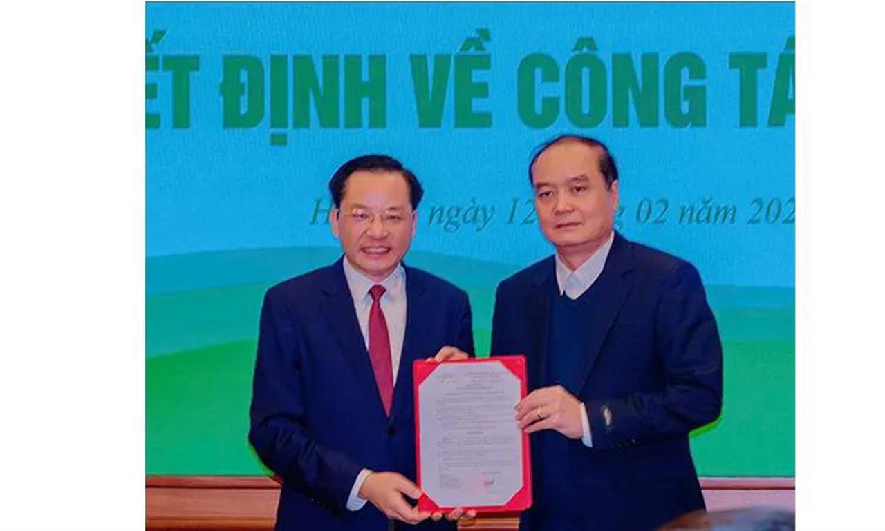 Công bố Quyết định điều động và bổ nhiệm ông Nguyễn Thanh Hà giữ chức vụ Trưởng ban Người đại diện vốn Tập đoàn Hóa chất Việt Nam