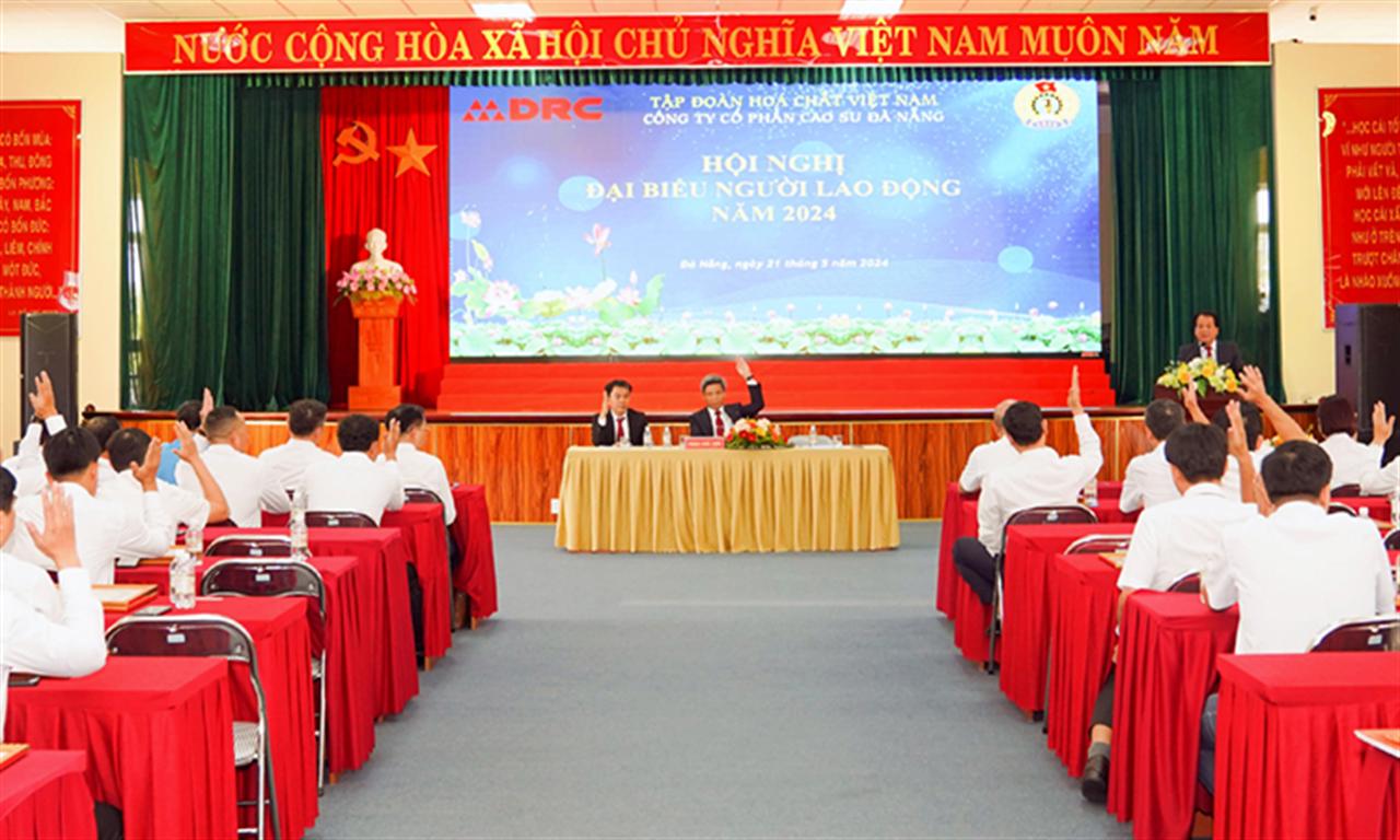 Hội nghị Người lao động Công ty CP Cao su Đà Nẵng