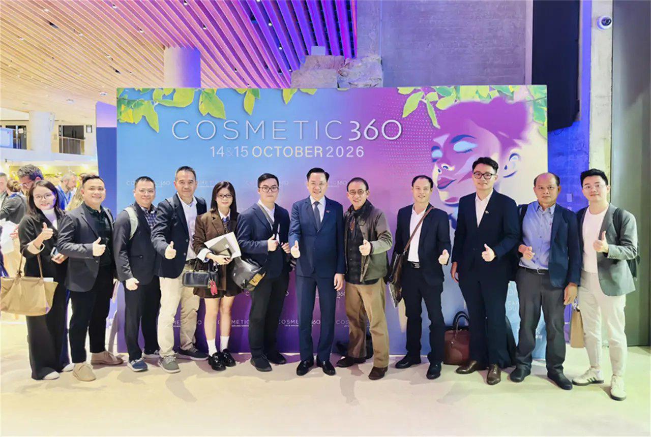 Vinachem Attends Cosmetic 360 Opening in Paris: Advancing International Cooperation and Driving R&D in Cosmetics and Personal Care