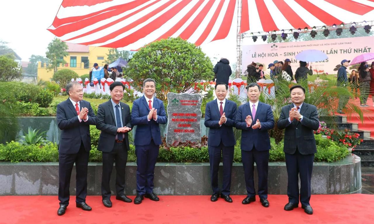 Công ty Supe Lâm Thao: Lễ hội hoa - Sinh vật cảnh lần thứ nhất Xuân Ất Tỵ 2025