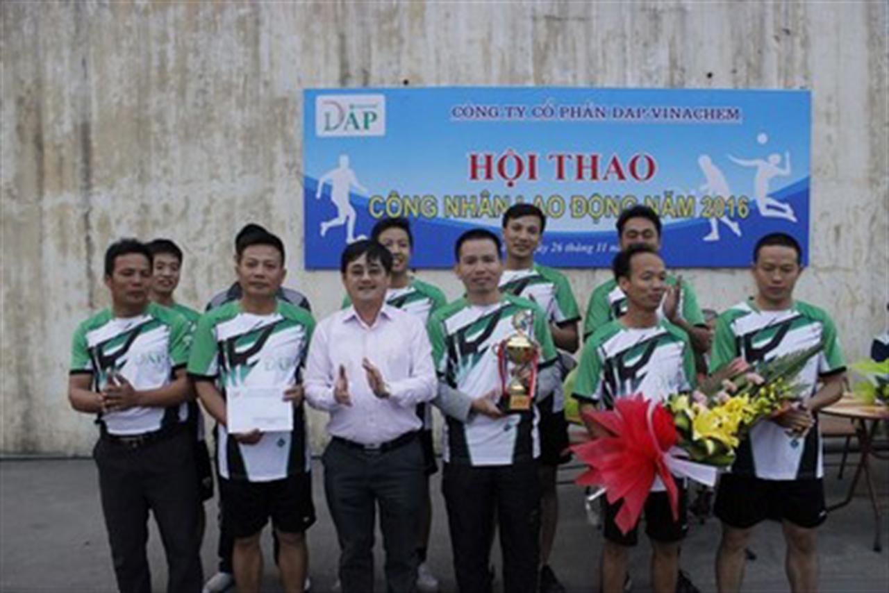 Công ty Cổ phần DAP – Vinachem tổ chức Hội thao công nhân lao động năm 2016