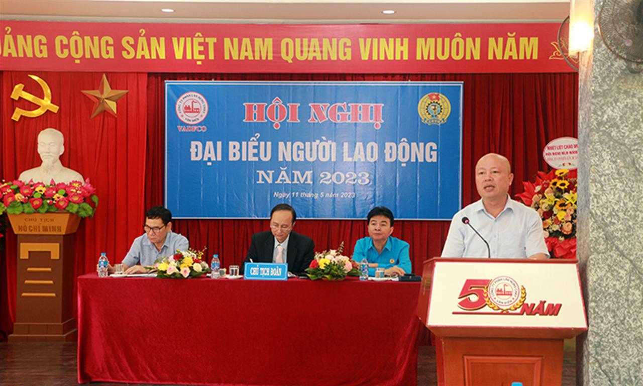 Hội nghị Đại biểu Người lao động Công ty CP Phân lân Nung chảy Văn Điển năm 2023