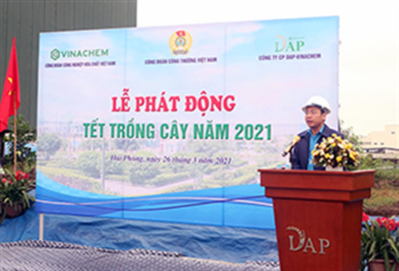 Công đoàn Công Thương Việt Nam: Lễ phát động "Tết trồng cây" năm 2021