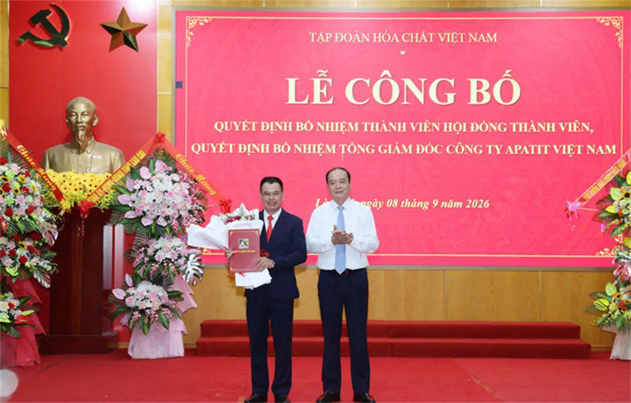 Announcement of the Appointment of Mr. Nguyễn Viết Hiến as General Director of Apatit Vietnam Company Limited