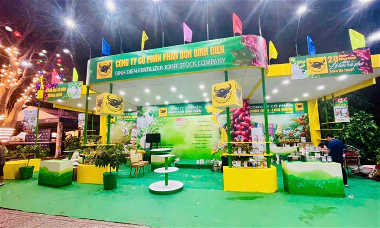 Phân bón Đầu Trâu tại lễ hội cà phê Buôn Ma Thuột 2025