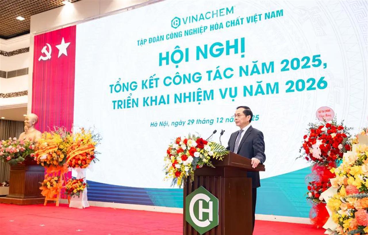 Phó Thủ tướng Bùi Thanh Sơn: Vinachem là đơn vị Nòng cốt – Dẫn dắt – Tiên phong của Ngành Hóa chất trong kỷ nguyên mới