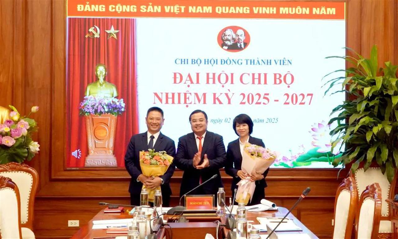 Đại hội Chi bộ Hội đồng Thành viên nhiệm kỳ 2025 - 2027
