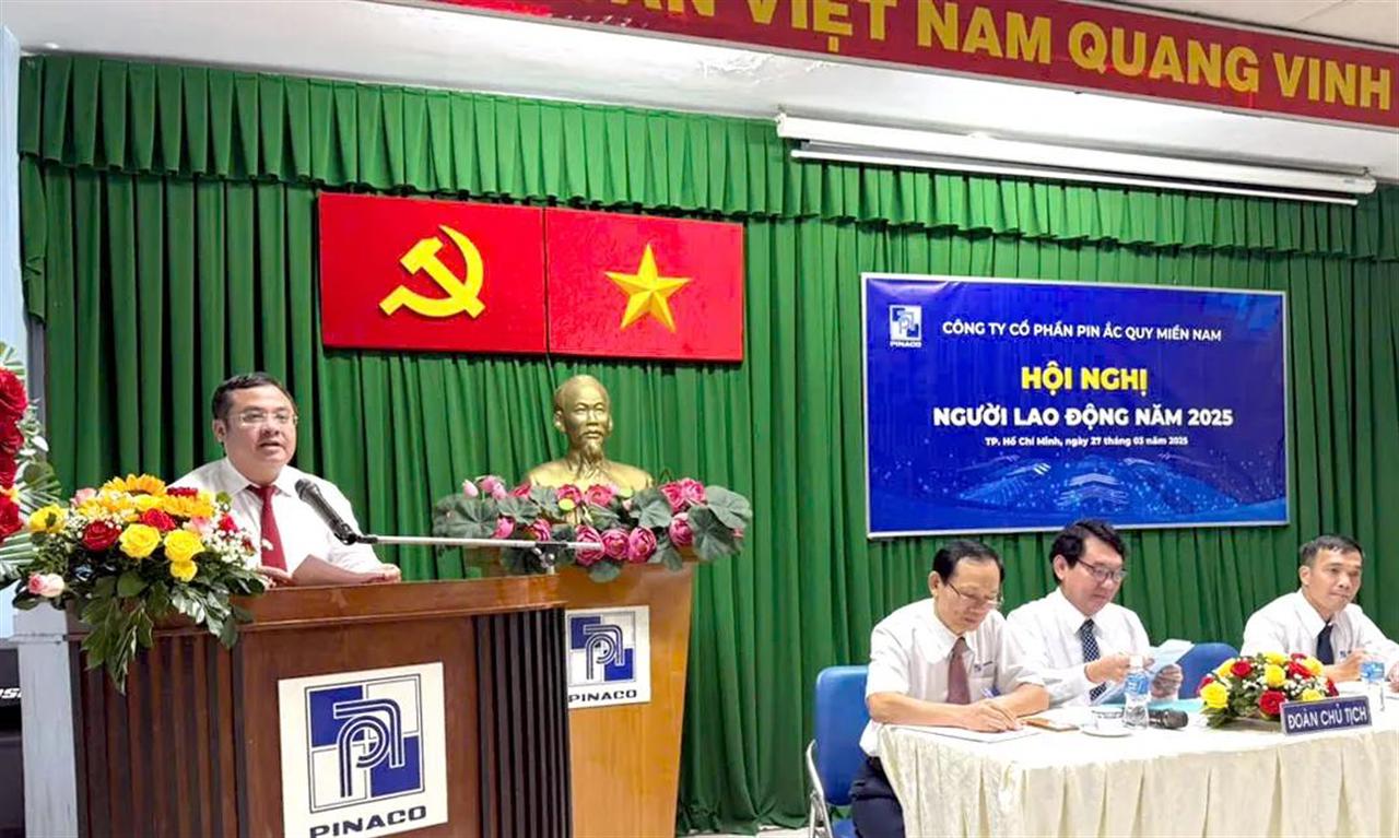 Hội nghị Đại biểu Người lao động Công ty CP Pin Ắc quy miền Nam năm 2025