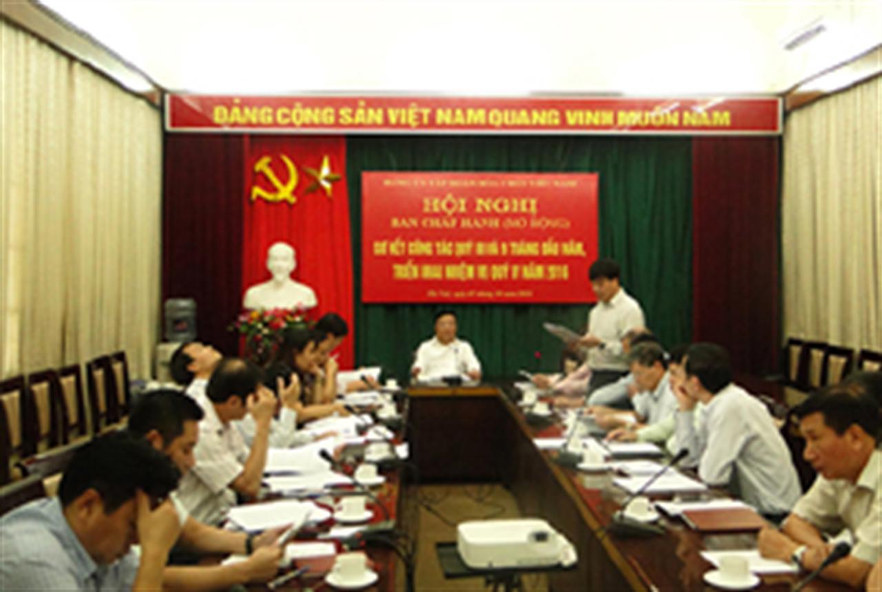 Đảng bộ  Tập đoàn Hóa chất Việt Nam (Vinachem) tổ chức Hội nghị BCH mở rộng