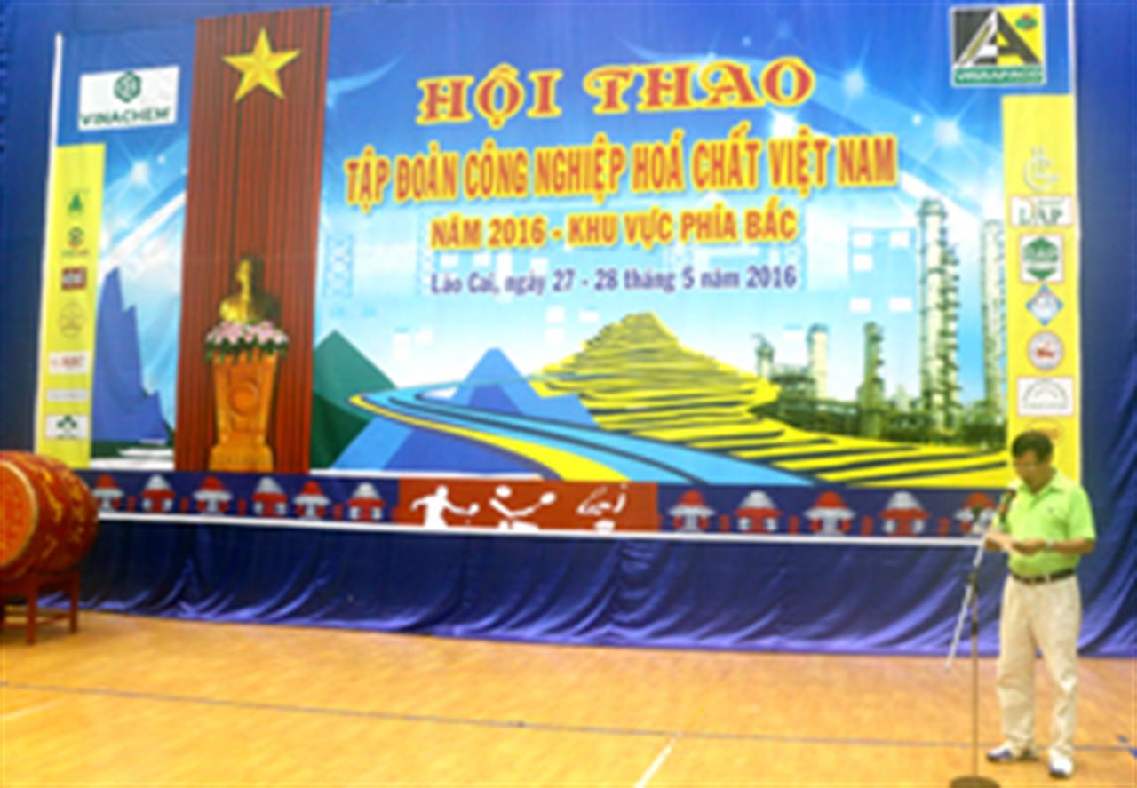 Hội thao CNVCLĐ Tập đoàn Công nghiệp Hóa chất Việt Nam năm 2016 khu vực phía Bắc