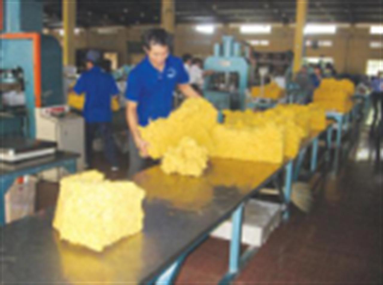 Rubber exports increase 92 percent in first 10 months