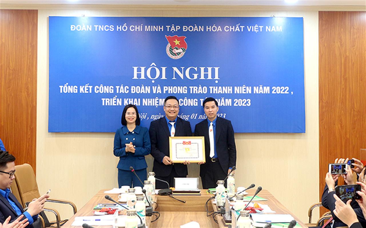 Đoàn TNCS HCM  Tập đoàn Hóa chất Việt Nam: Hội nghị Tổng kết công tác Đoàn và phong trào thanh niên năm 2022