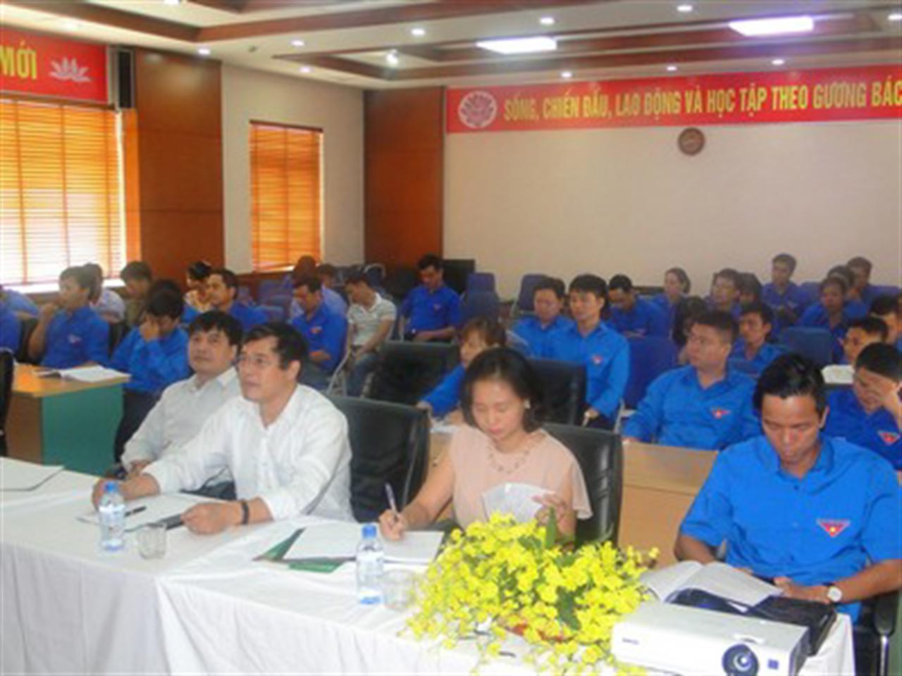 Tập huấn nghiệp vụ công tác Đoàn và Lễ gắn biển công trình Thanh niên cấp Đoàn Khối Doanh nghiệp Trung ương