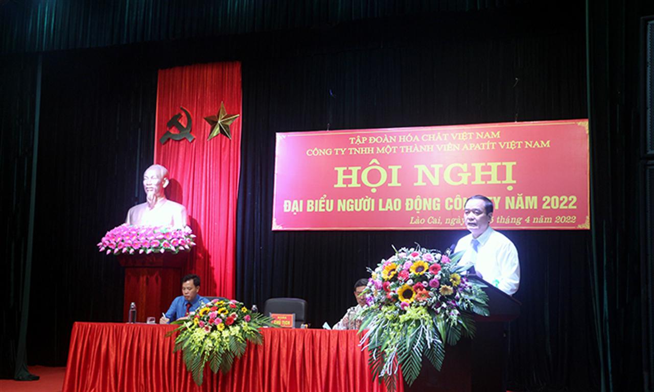 Hội nghị Người lao động Công ty TNHH MTV Apatit Việt Nam năm 2022