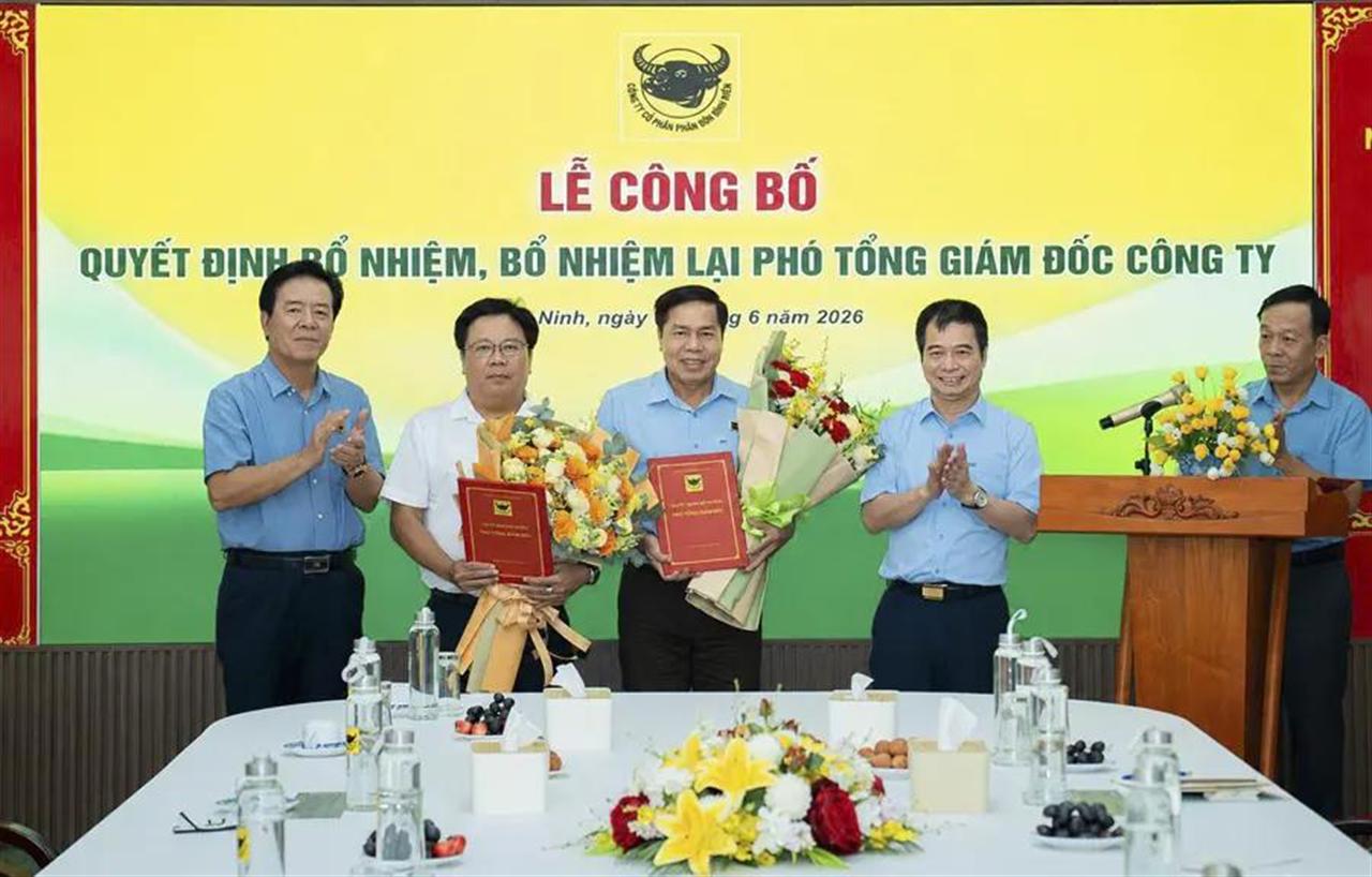 Phân bón Bình Điền kiện toàn nhân sự lãnh đạo Ban Tổng Giám đốc và đơn vị thành viên.