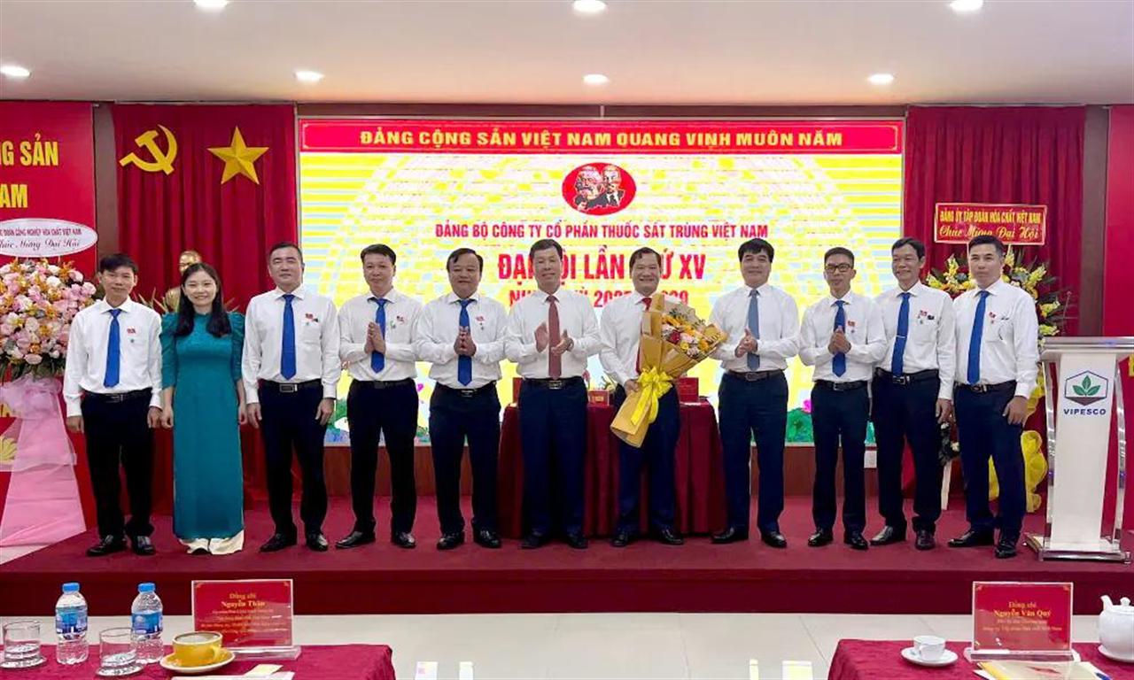 Đại hội Đảng bộ Công ty Cổ phần Thuốc Sát trùng Việt Nam lần thứ XV, nhiệm kỳ 2025-2030