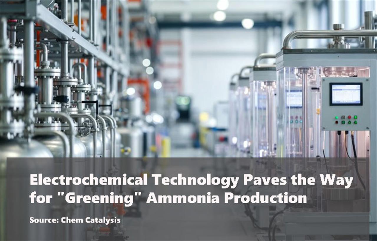 Electrochemical Technology Paves the Way for "Greening" Ammonia Production