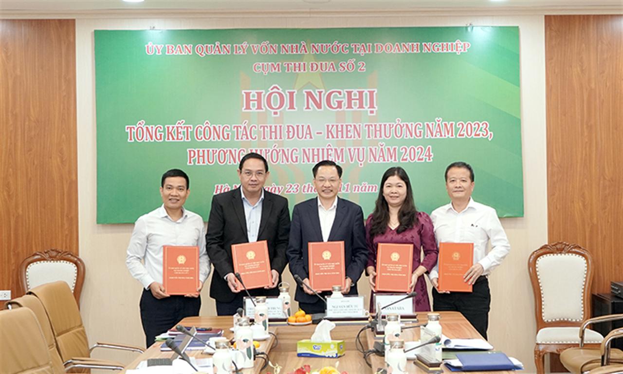 Cụm thi đua số 2 Uỷ ban Quản lý vốn Nhà nước tại Doanh nghiệp tổng kết công tác thi đua – khen thưởng năm 2023
