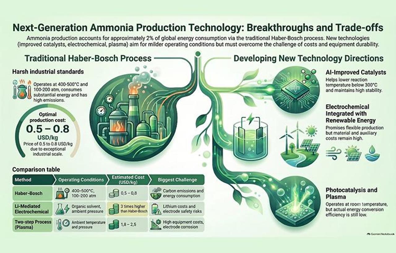 New Technologies Pave the Way for More Energy-Efficient Ammonia Production