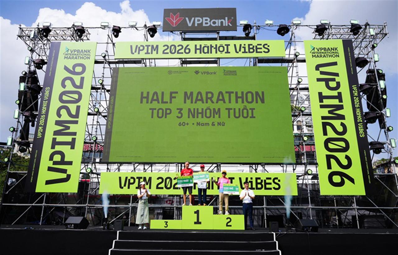 Vinachem tham gia giải chạy, tài trợ đồng hành cùng VPBank Hanoi International Marathon 2026 (VPIM 2026)