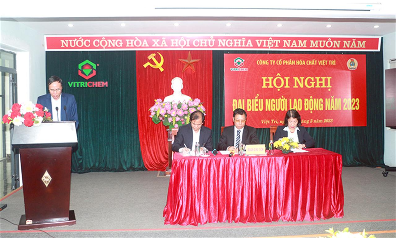 Hội nghị Đại biểu Người lao động Công ty CP Hóa chất Việt Trì năm 2023
