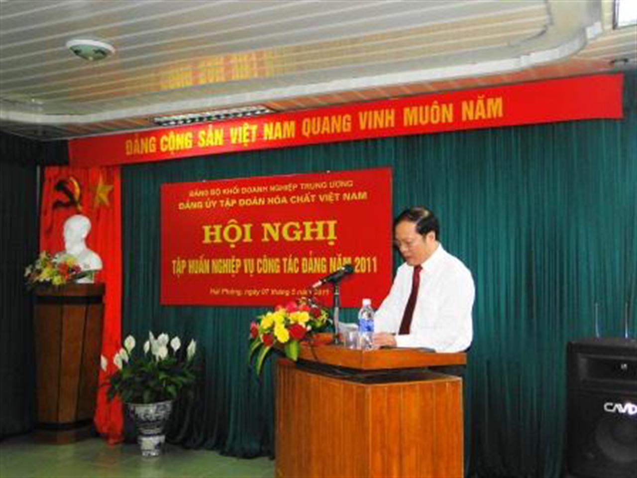 Đảng bộ Tập đoàn Hóa chất Việt Nam: Hội nghị tập huấn nghiệp vụ cấp ủy năm 2011