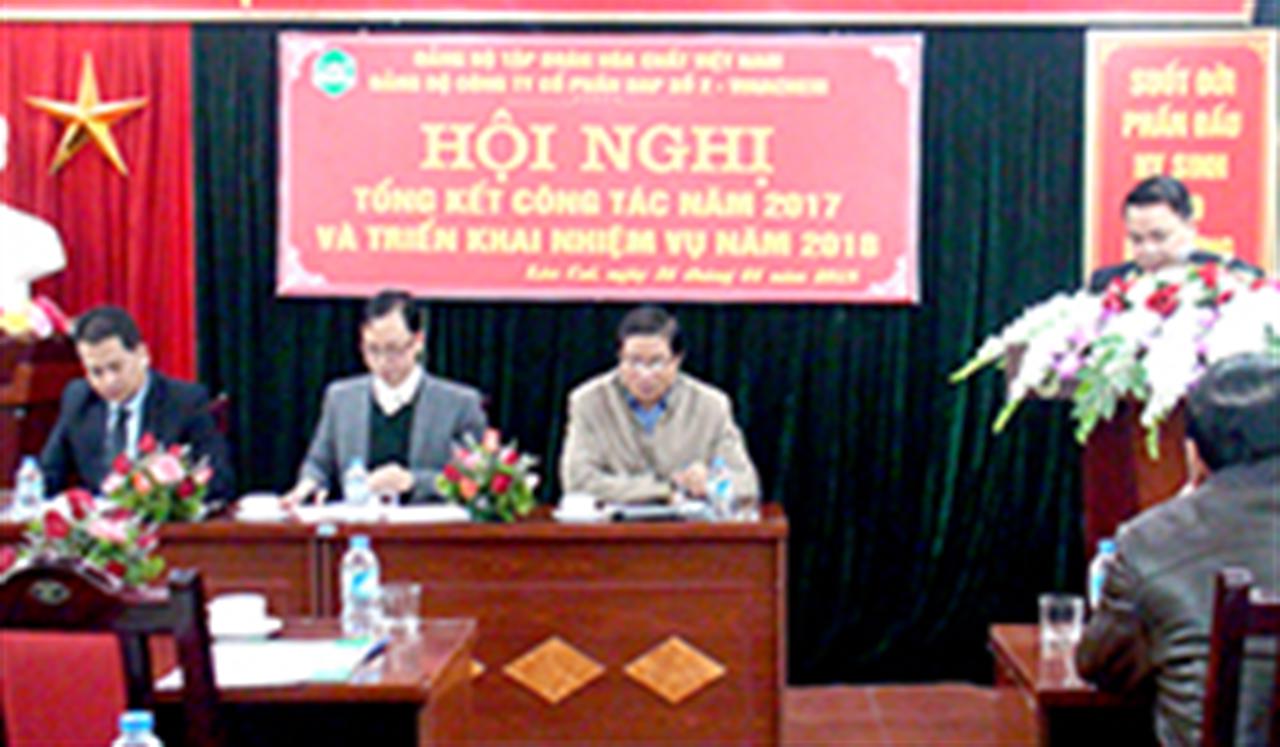 Công ty CP DAP số 2 - VINACHEM: Hổi nghị tổng kết năm 2017