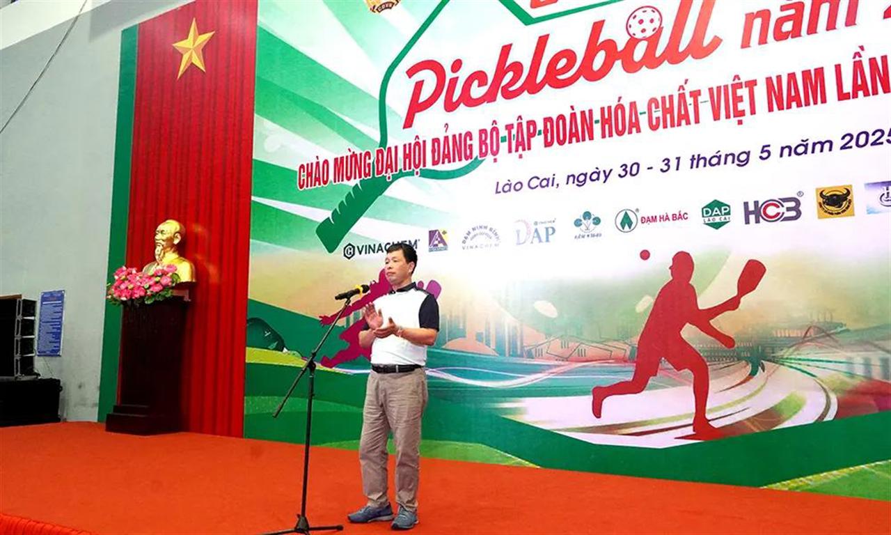 Khai mạc Giải Pickleball Tập đoàn Hóa chất Việt Nam năm 2025