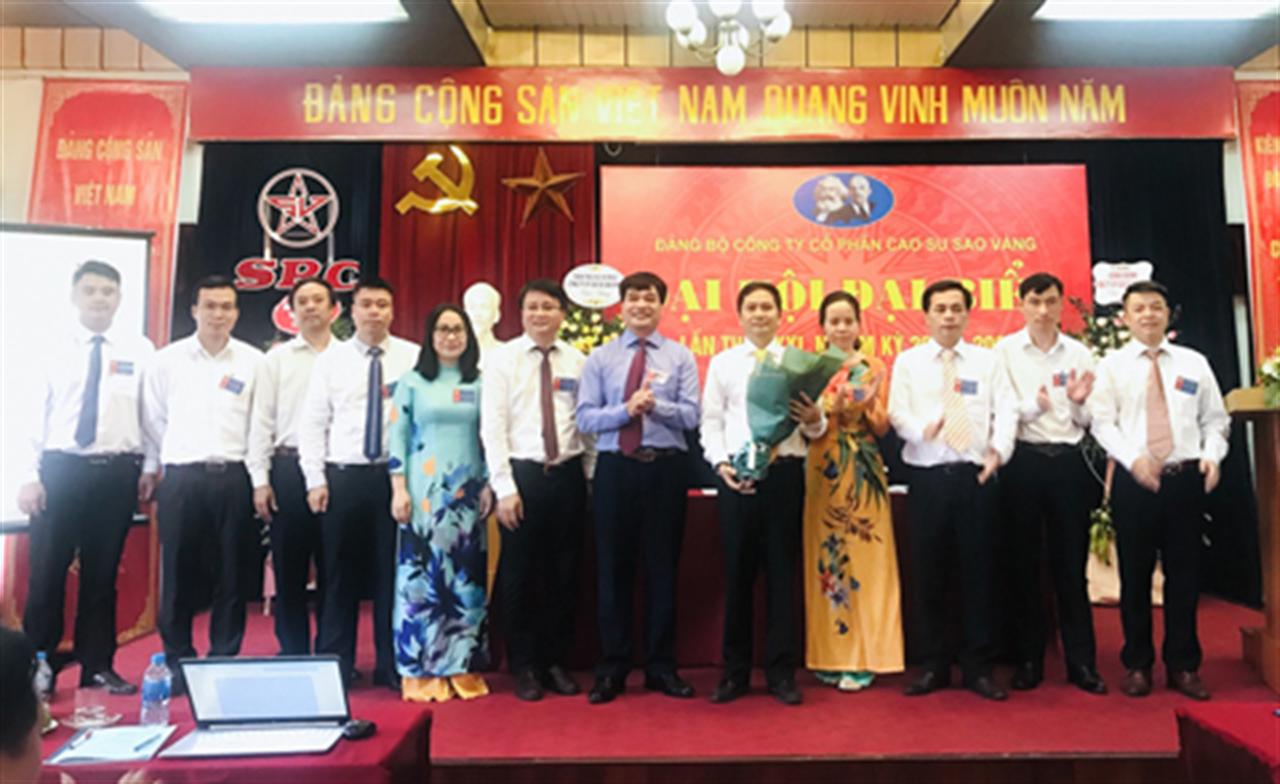 Công ty CP Cao su Sao Vàng: tổ chức thành công Đại hội đại biểu Đảng bộ nhiệm kỳ 2020-2025