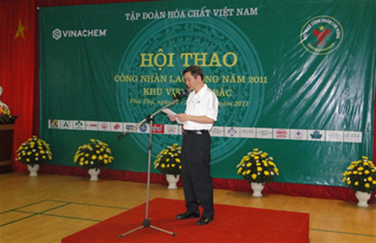 Khai mạc Hội thao CNVCLĐ VINACHEM khu vực phía Bắc