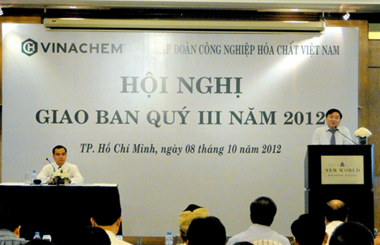 Tập đoàn Công nghiệp Hóa chất Việt Nam: Hội nghị giao ban quý III/2012